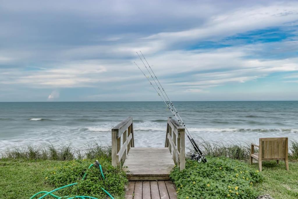 Villa Oceanfront Elegance - Luxurious 6Br Beach House With Hot Tub & Spacious Balcony And Breathtaking Views! Melbourne Beach Exterior foto