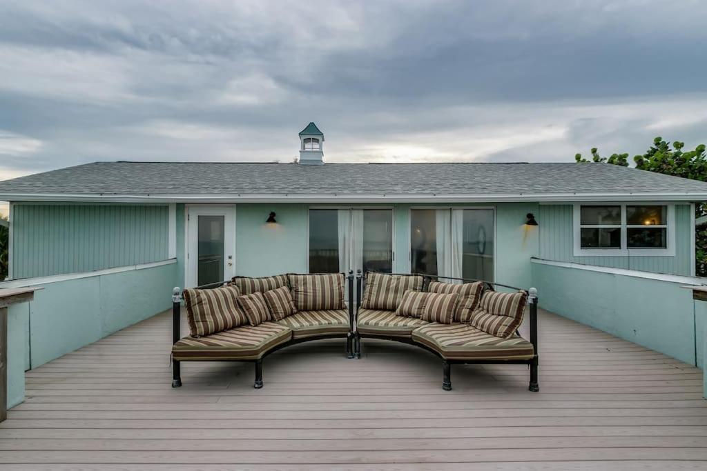 Villa Oceanfront Elegance - Luxurious 6Br Beach House With Hot Tub & Spacious Balcony And Breathtaking Views! Melbourne Beach Exterior foto