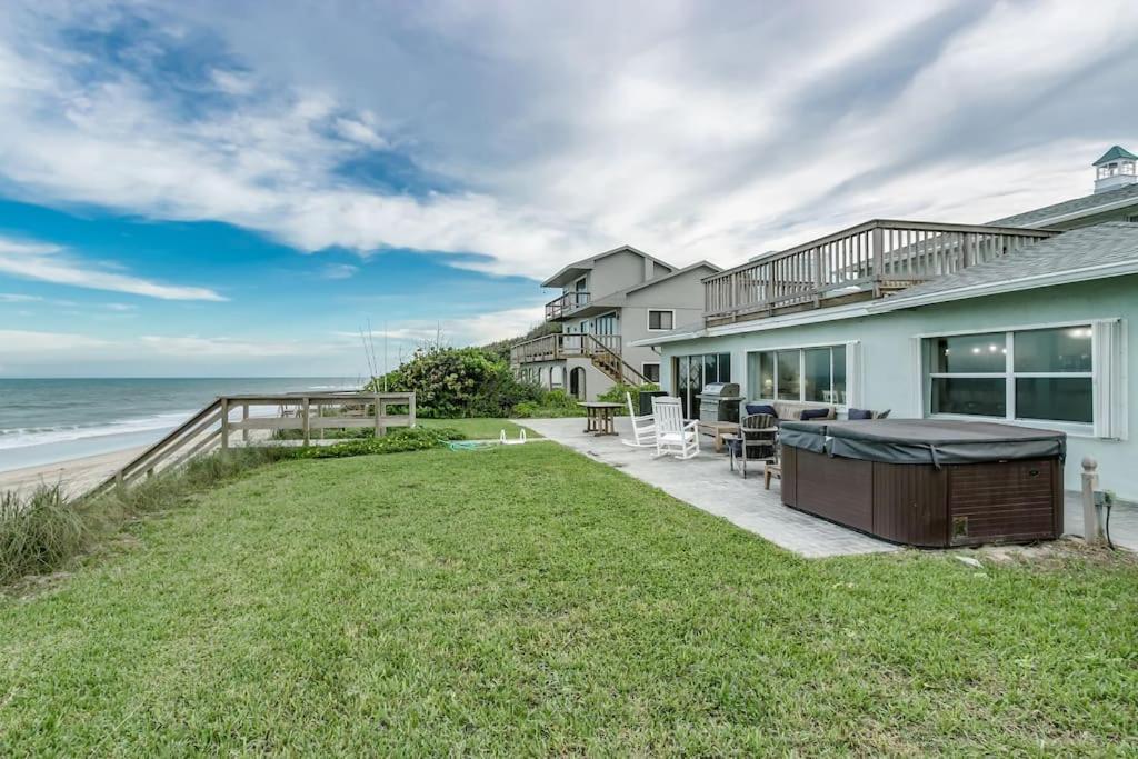 Villa Oceanfront Elegance - Luxurious 6Br Beach House With Hot Tub & Spacious Balcony And Breathtaking Views! Melbourne Beach Exterior foto